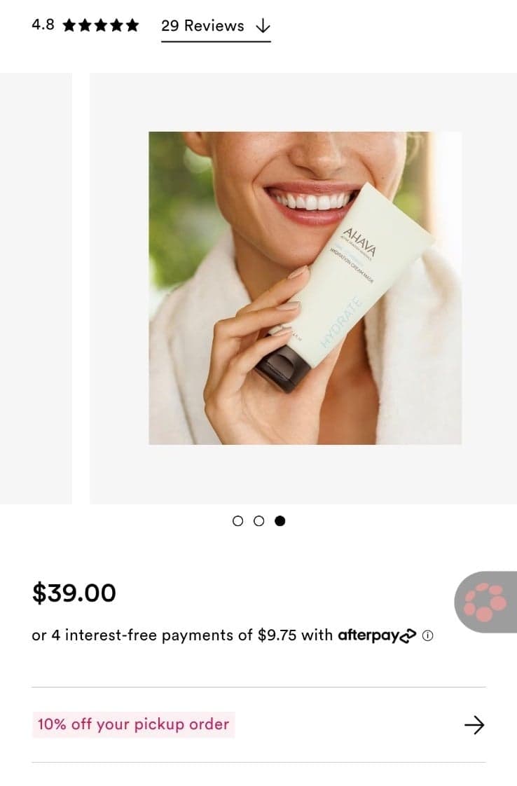 Ahava hydration cream mask TIME TO HYDRATE - Thumbnail 3