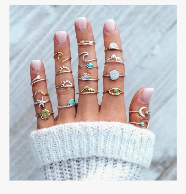 ✨ 18-PIECE TRENDY BOHO STATEMENT RING SET - NEW! ✨ - Thumbnail 5