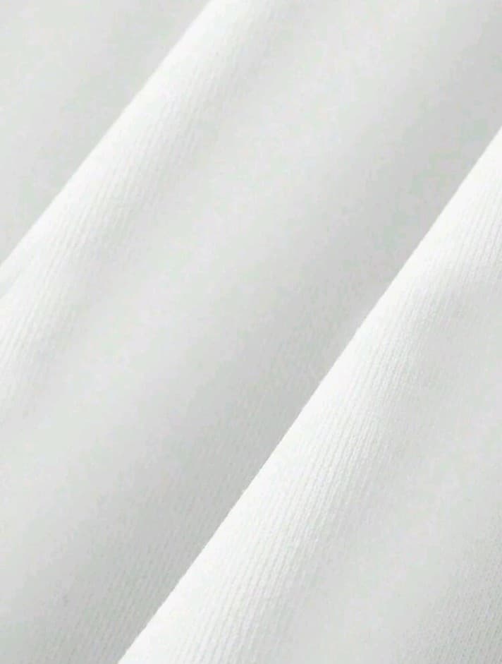 White Tee with Black Graphic - Thumbnail 4