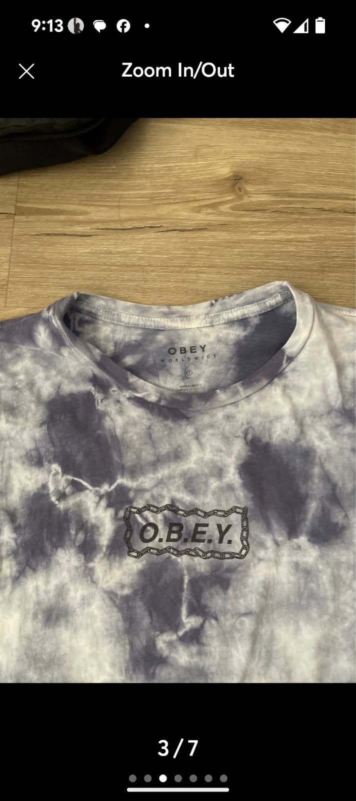 American Eagle Purple Tie-Dye Top and obey purple tye dye top bundle - Thumbnail 5