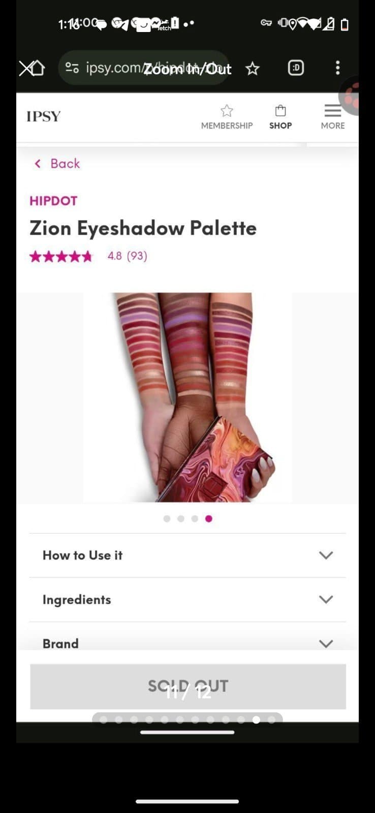Hipdot pressed pigment palette Zion - Thumbnail 11