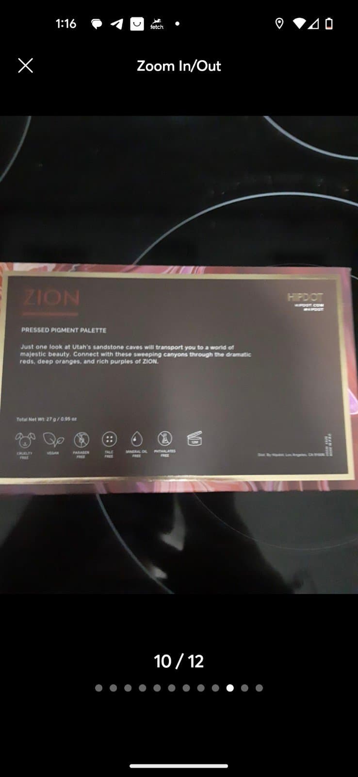 Hipdot pressed pigment palette Zion - Thumbnail 10