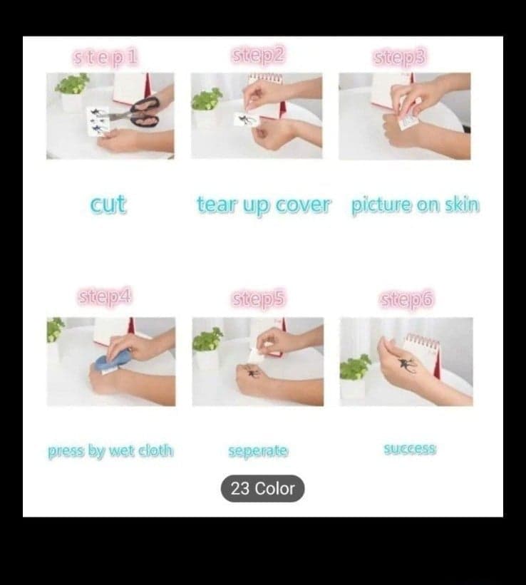 2 temporary tattoos - Thumbnail 5