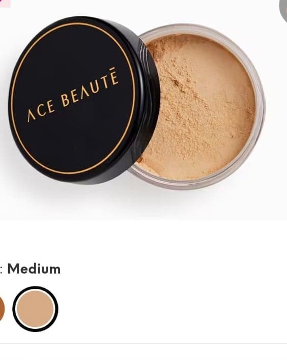 ACE BEAUTÉ Effortless Radiance Loose Setting Powder 0.05 oz - Image 1