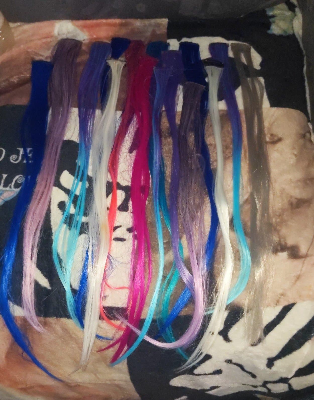 15 long hair extensions multicolor - Thumbnail 3