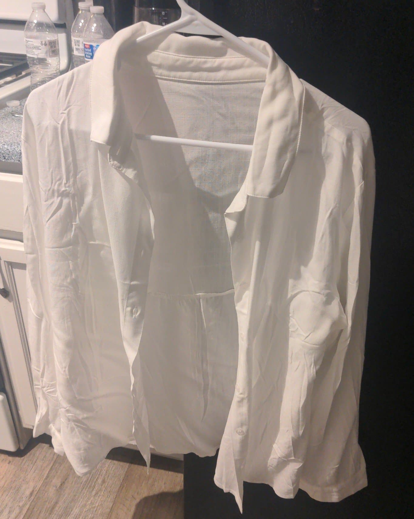 White button up blouse - Image 1