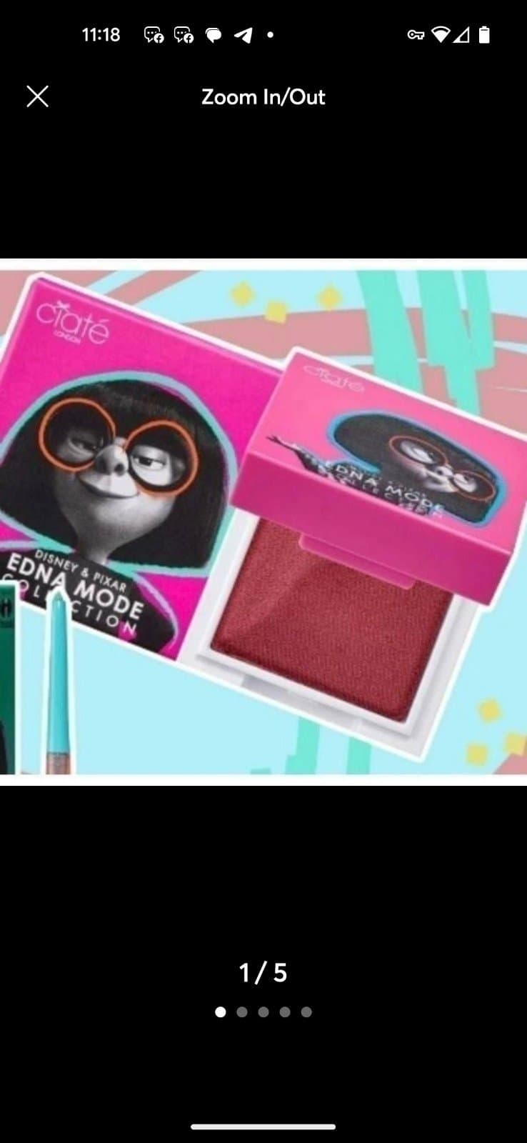Disney & Pixar EDNA MODE collection by ciaté weightless lip shadow brand new! - Image 1