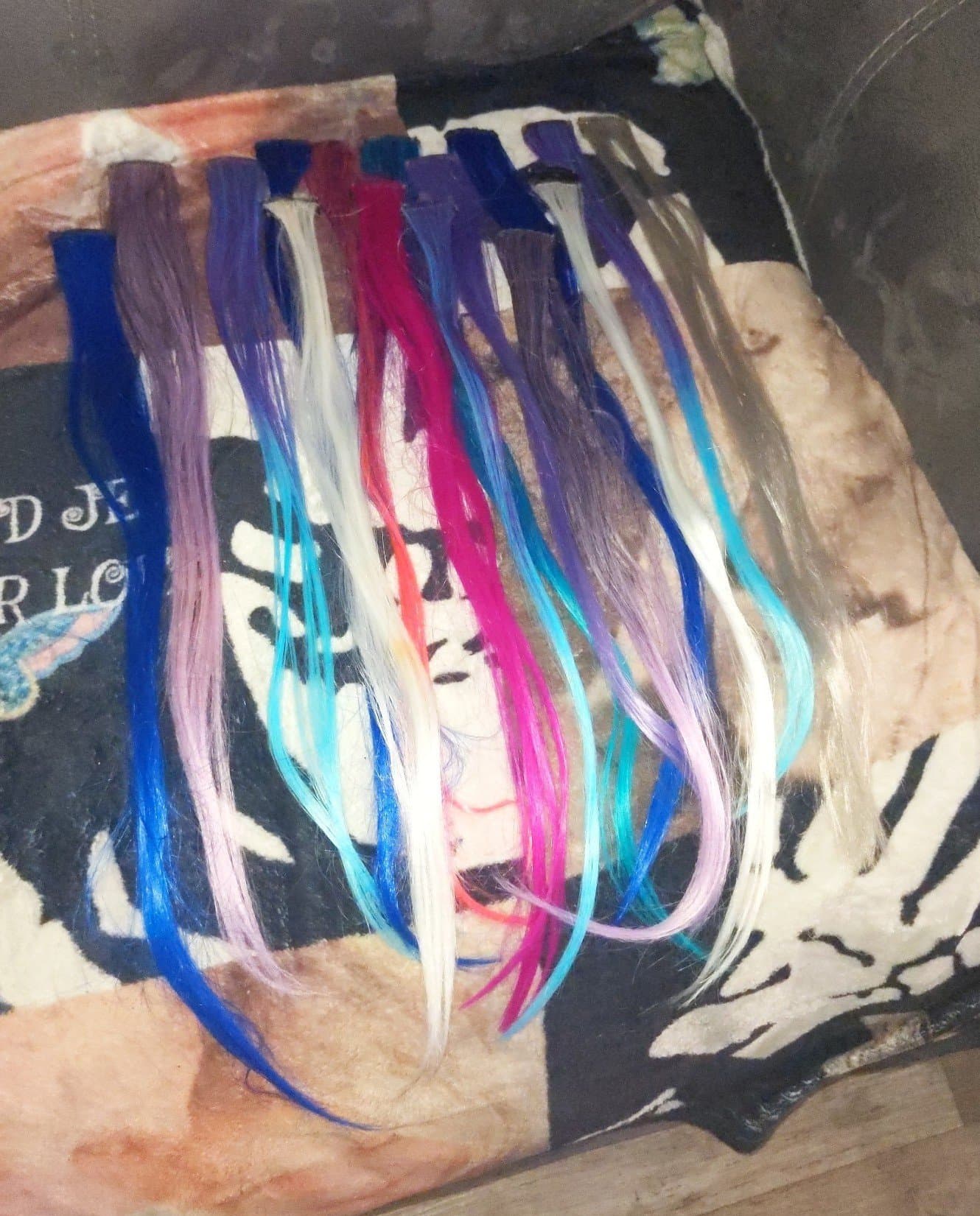 15 long hair extensions multicolor - Thumbnail 4