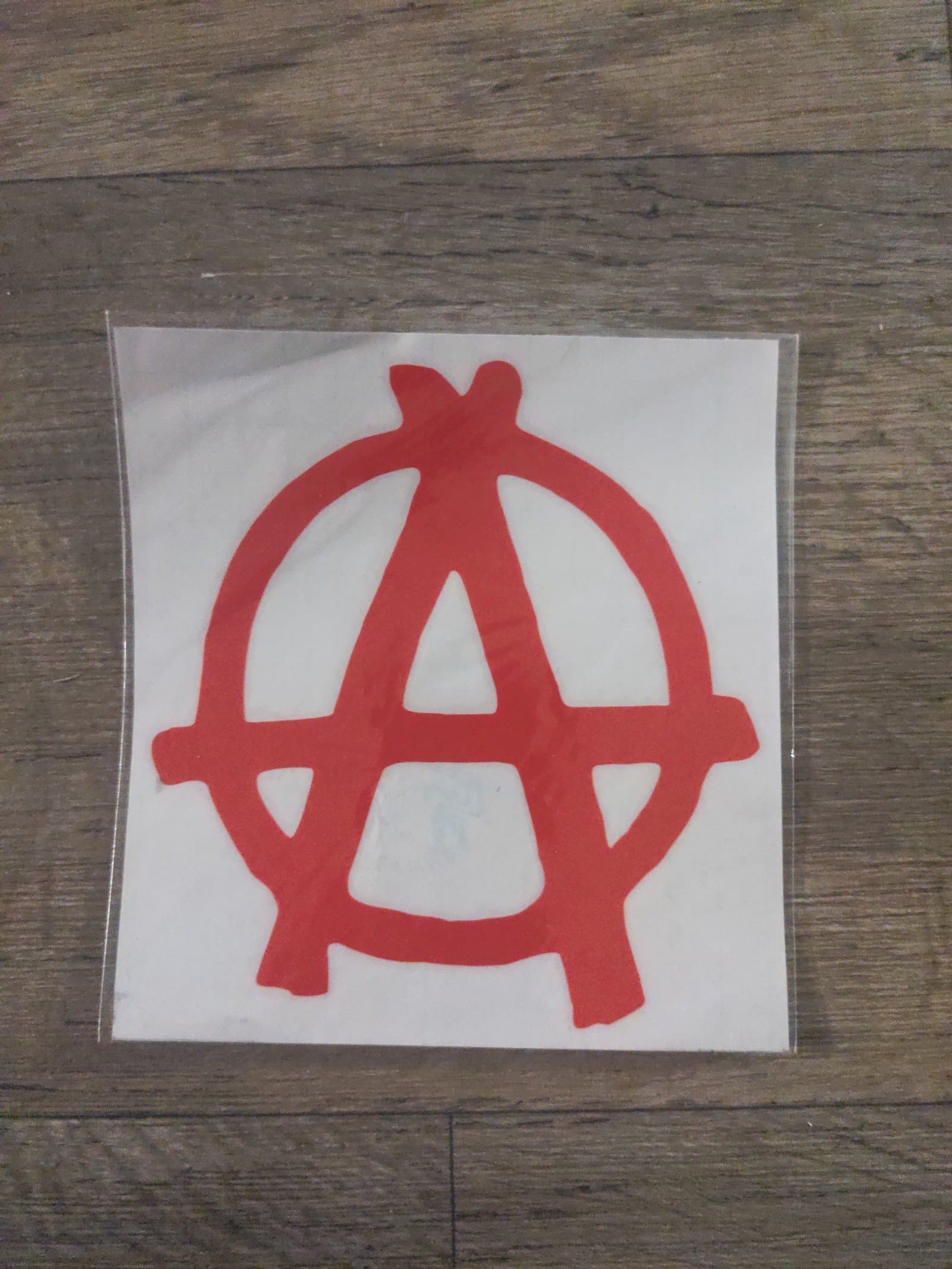 Anarchy vinyl sticker for laptops cars ect. - Thumbnail 2