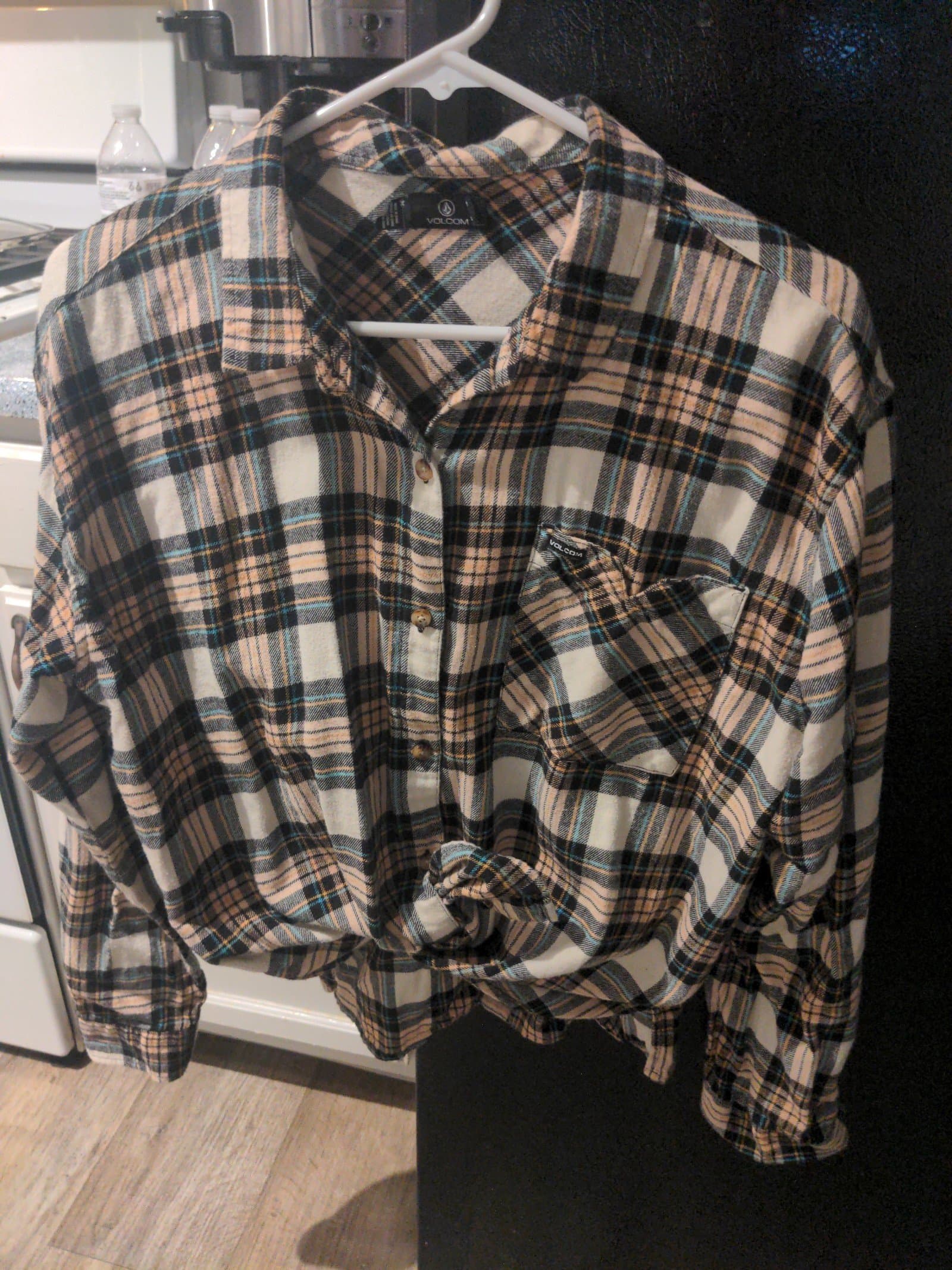 Volcom flannel size large plaid to meet you - Thumbnail 4