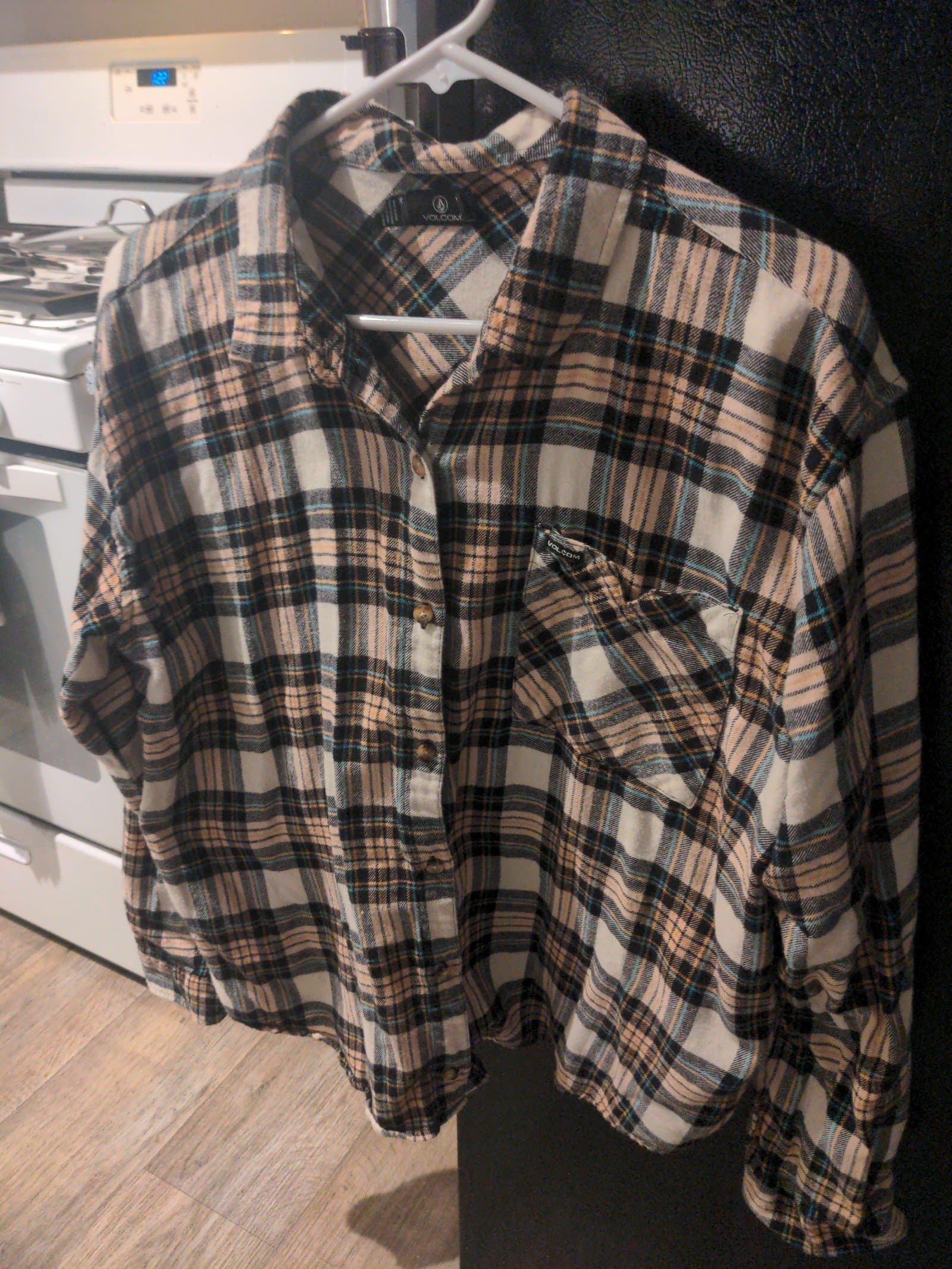Volcom flannel size large plaid to meet you - Thumbnail 3
