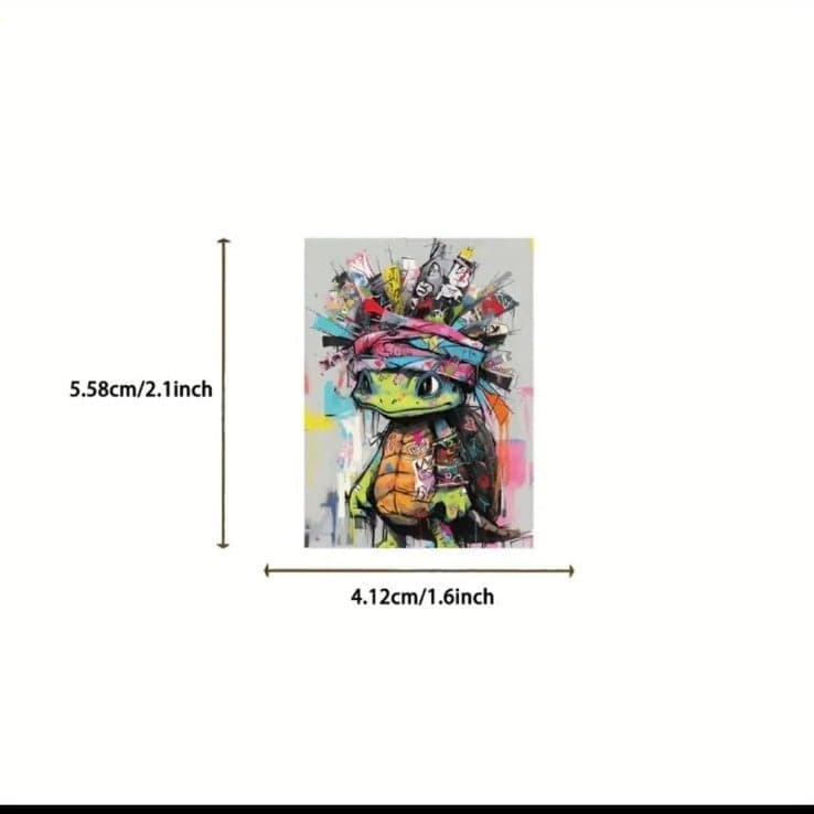 Pink and Blue Cartoon Stickers Whimsical Design 25 pack - Thumbnail 6