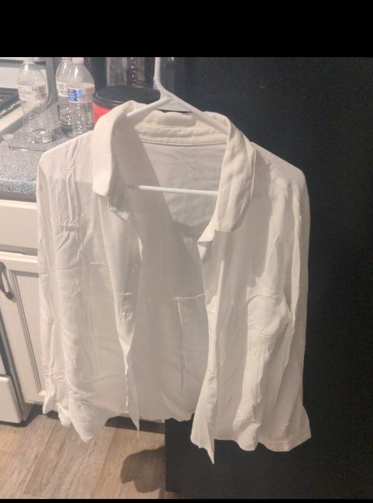 White button up blouse - Thumbnail 4