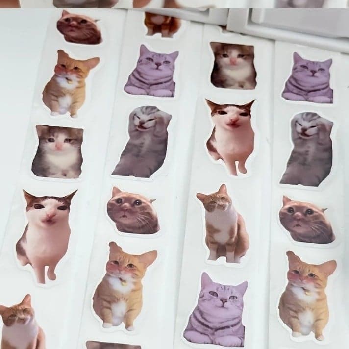 Cat Sticker Roll - Multicolor - Thumbnail 4