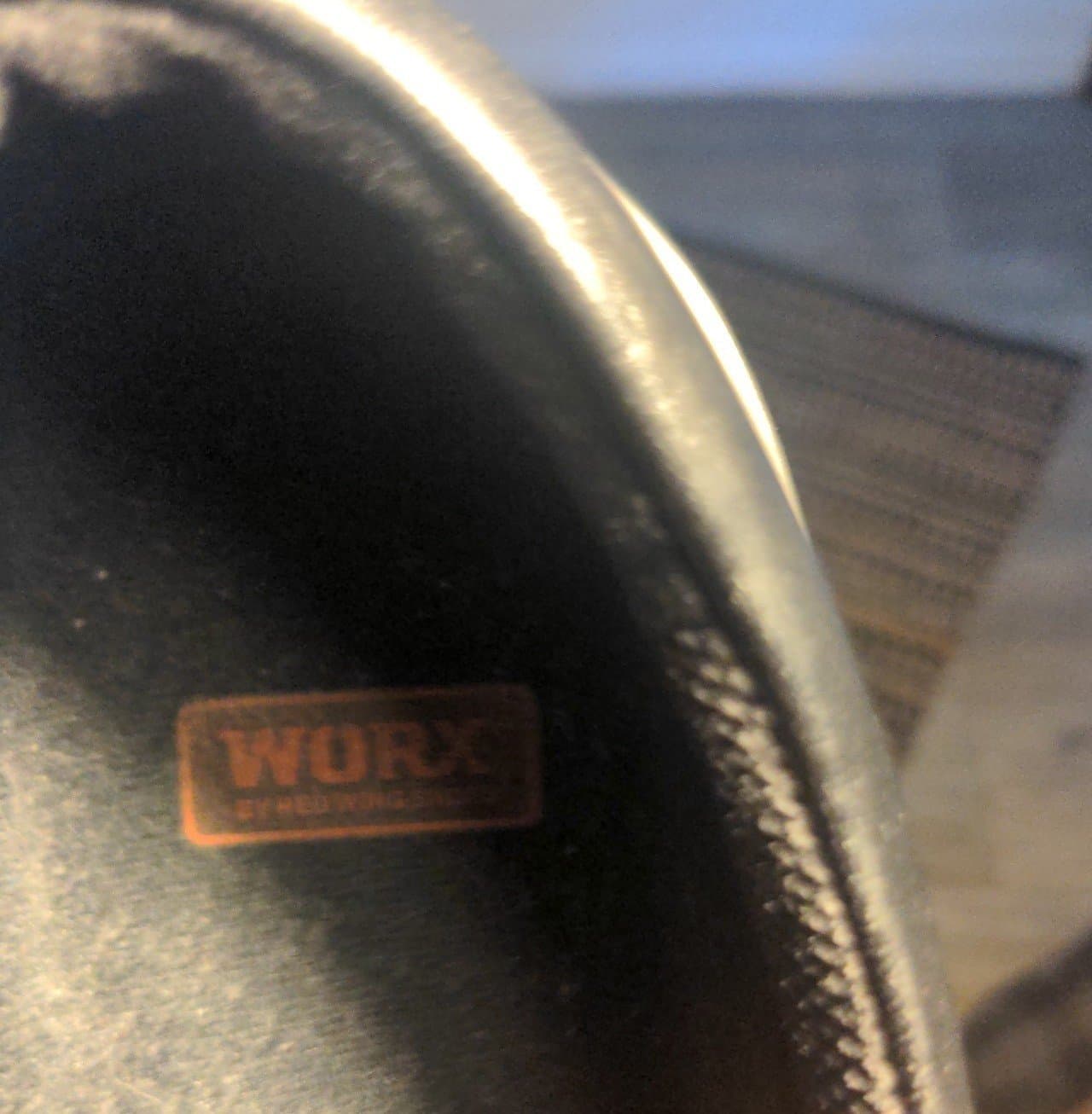 Wurx black leather men's shoes slip resistant size 10 m - Thumbnail 3