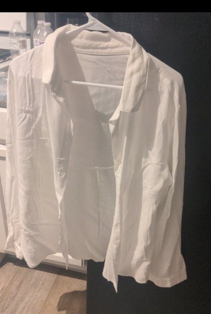 White button up blouse - Thumbnail 5