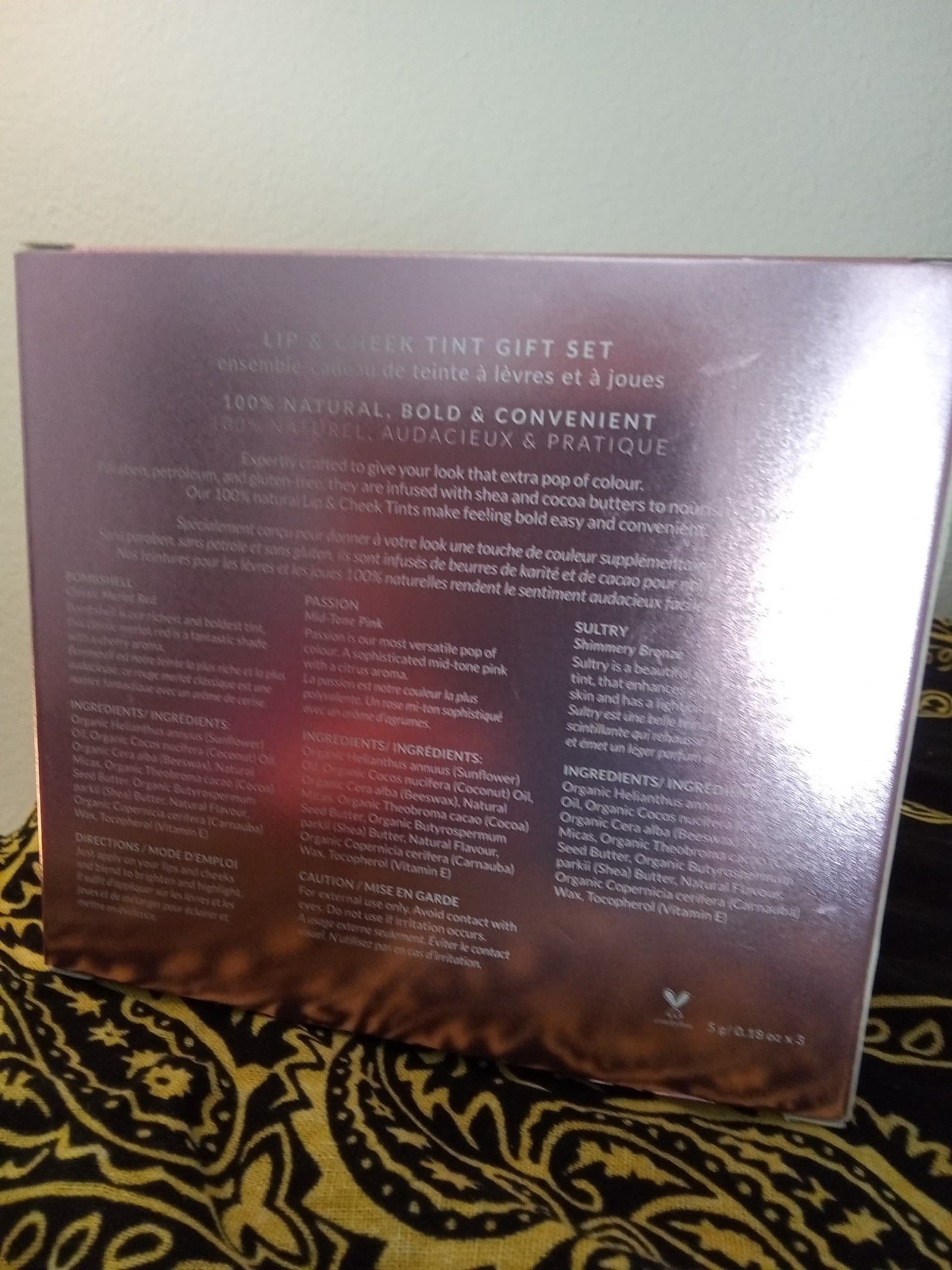 Scentuals 100% natural lip and cheek tint gift set bombshell passion sultry - Thumbnail 3