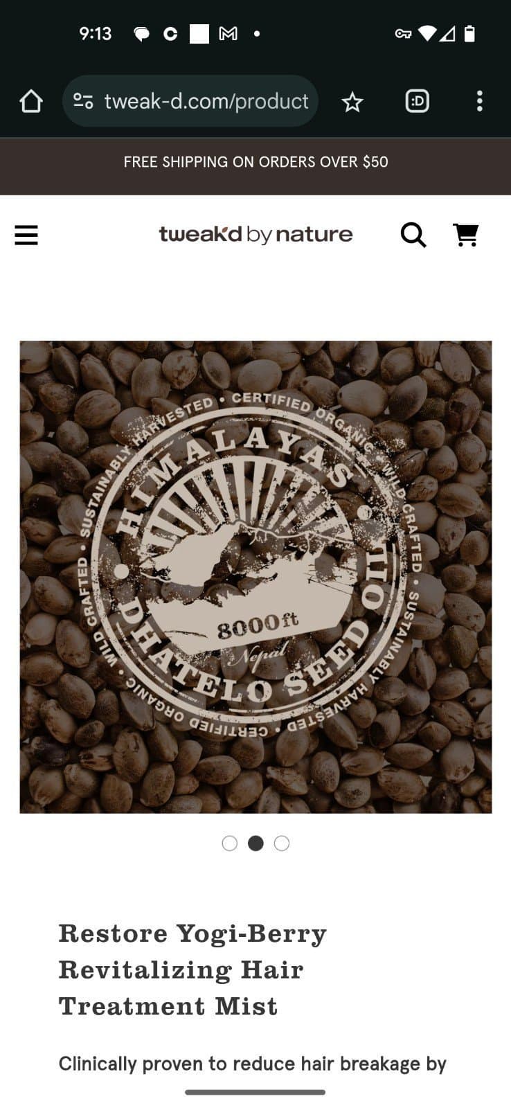 Restore Yogi-Berry Revitalizing hair treatment - Thumbnail 2