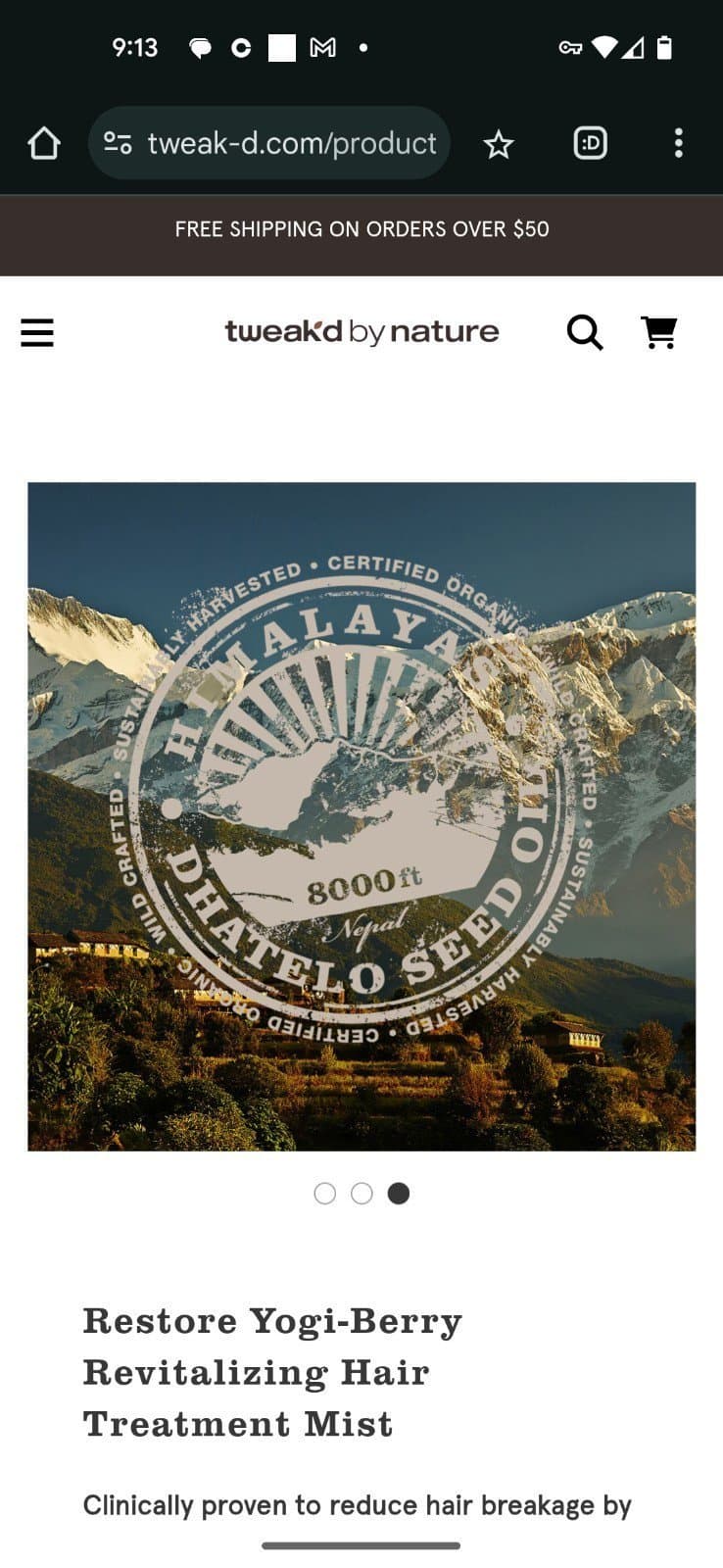 Restore Yogi-Berry Revitalizing hair treatment - Thumbnail 3