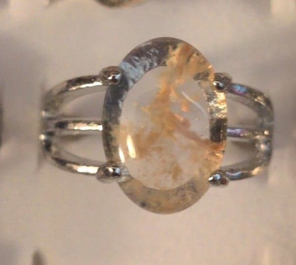 Natural ghost phantom ring size 10 and size 7 - Image 1