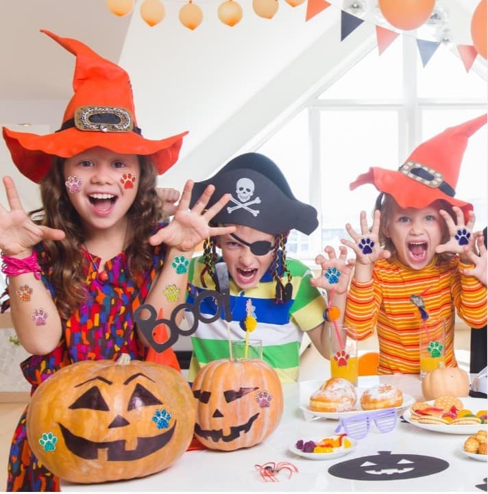 Colorful Paw Print Sticker Roll - Thumbnail 5