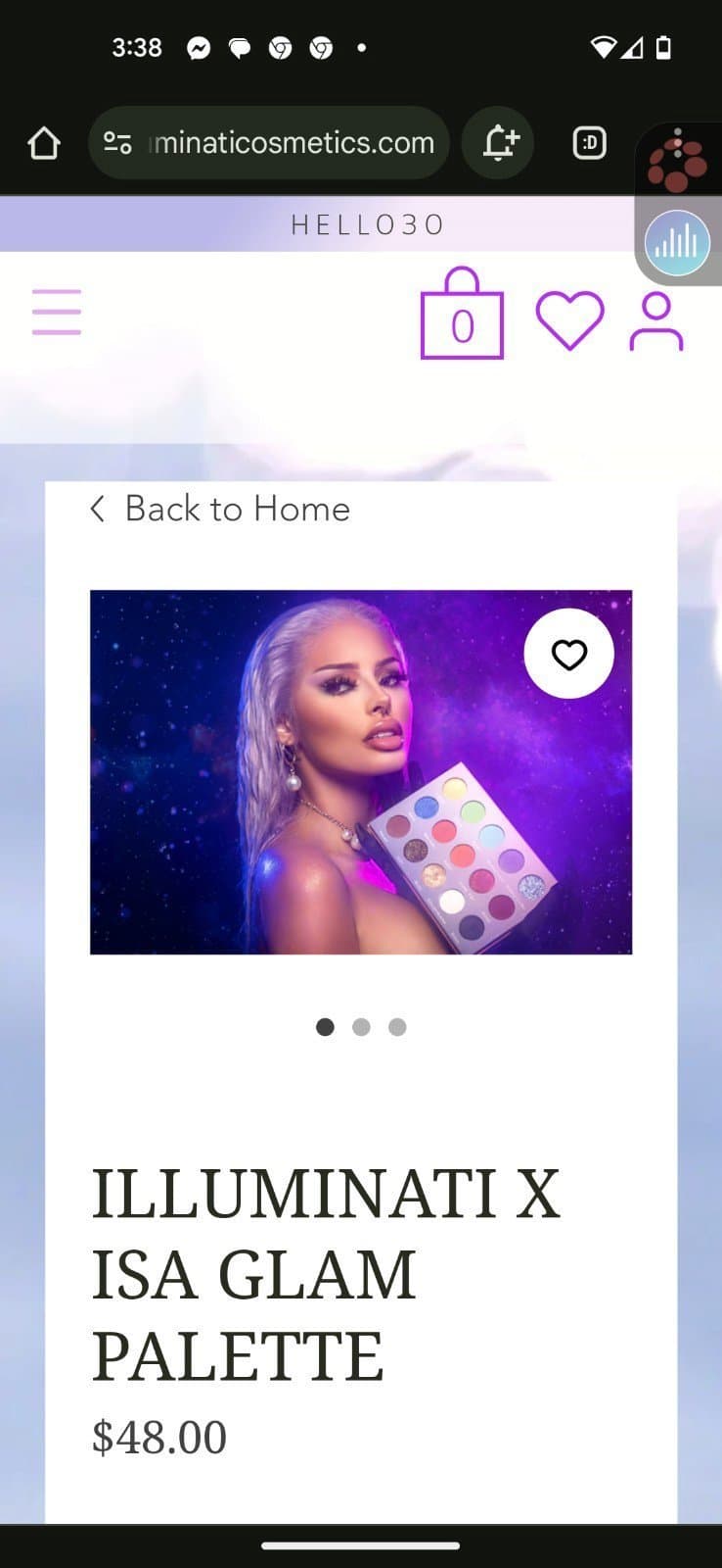 Illuminati x isa eyeshadow palette - Thumbnail 9