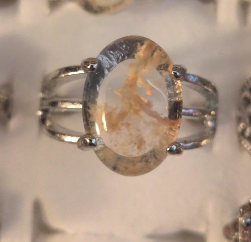 Natural ghost phantom ring size 10 and size 7 - Thumbnail 4