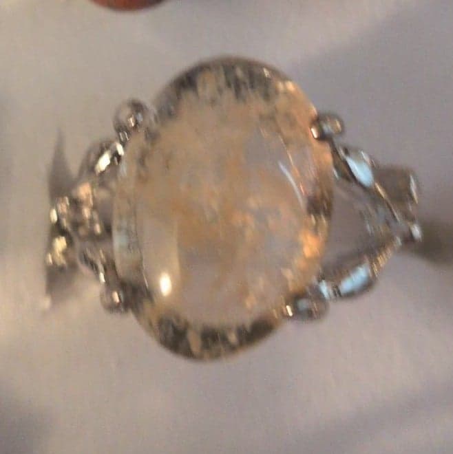 Natural ghost phantom ring size 10 and size 7 - Thumbnail 2