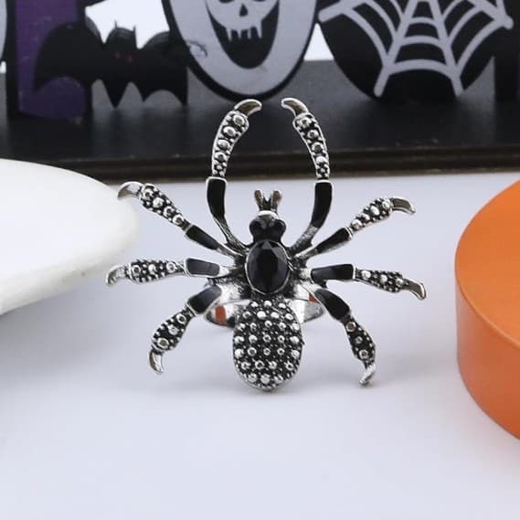 Black Spider Statement Ring - Thumbnail 5