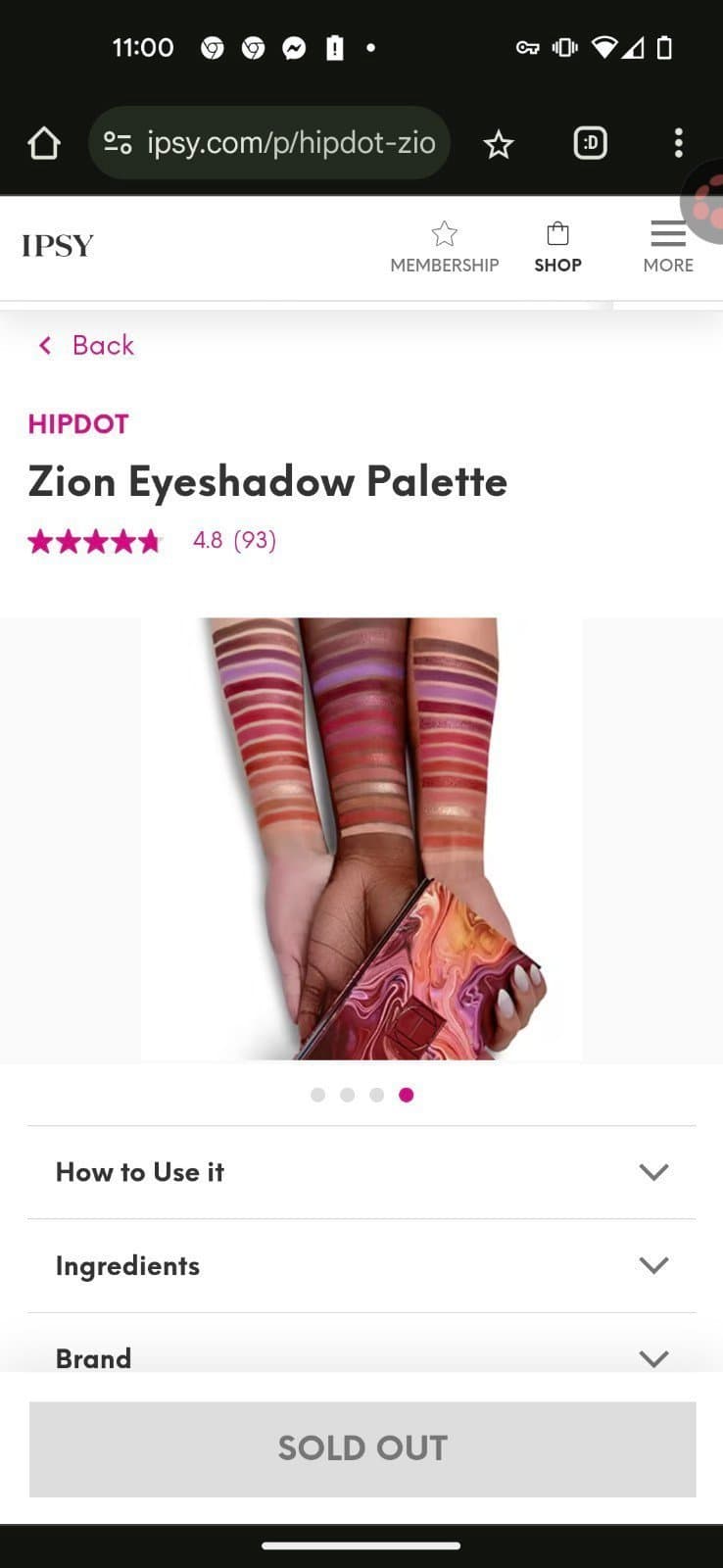 Hipdot pressed pigment palette Zion - Thumbnail 11