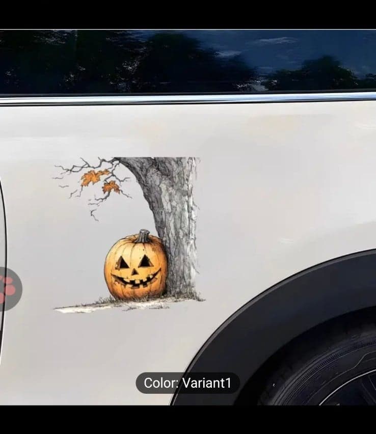 Halloween pumpkin sticker - Thumbnail 8