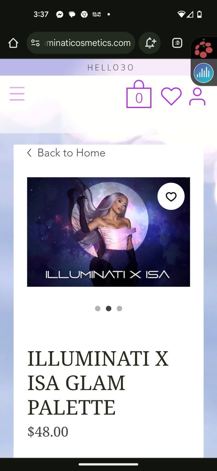 Illuminati x isa eyeshadow palette - Thumbnail 8