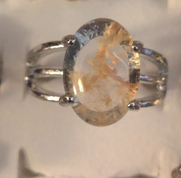 Natural ghost phantom ring size 10 and size 7 - Thumbnail 3