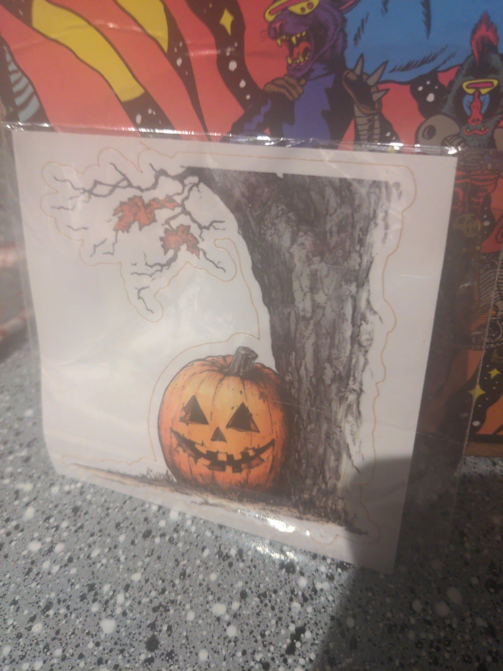 Halloween pumpkin sticker - Thumbnail 3