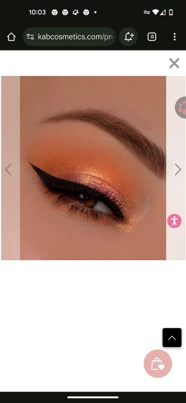 KAB cosmetics day and night eyeshadow palette - Thumbnail 12