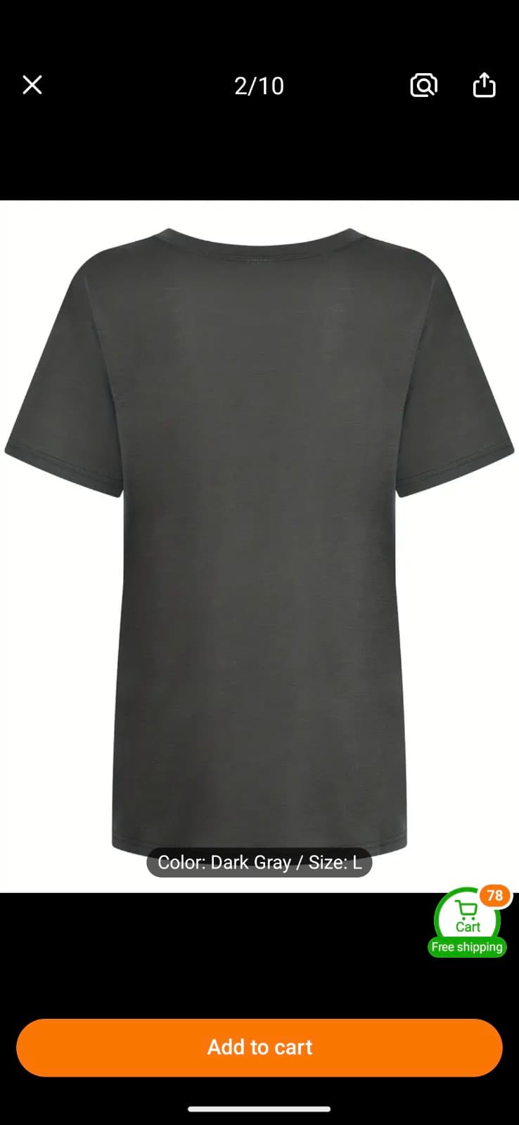 Drop Shoulder Skull & Floral Print T-Shirt, CasualCrew Neck Short Sleeve T-Shirt - Thumbnail 2