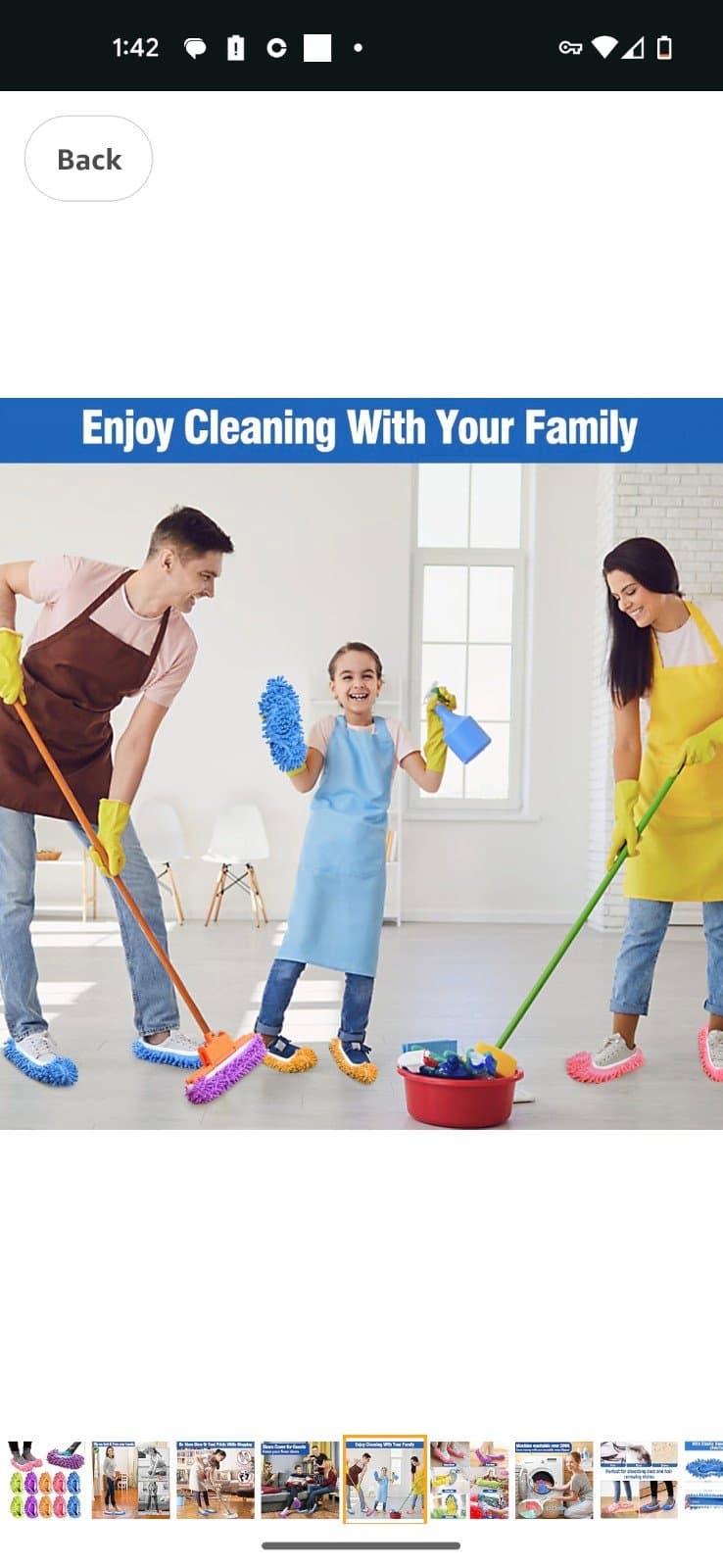 2 pairs of EZClean Footsies brand new never used pink and blue - Thumbnail 3