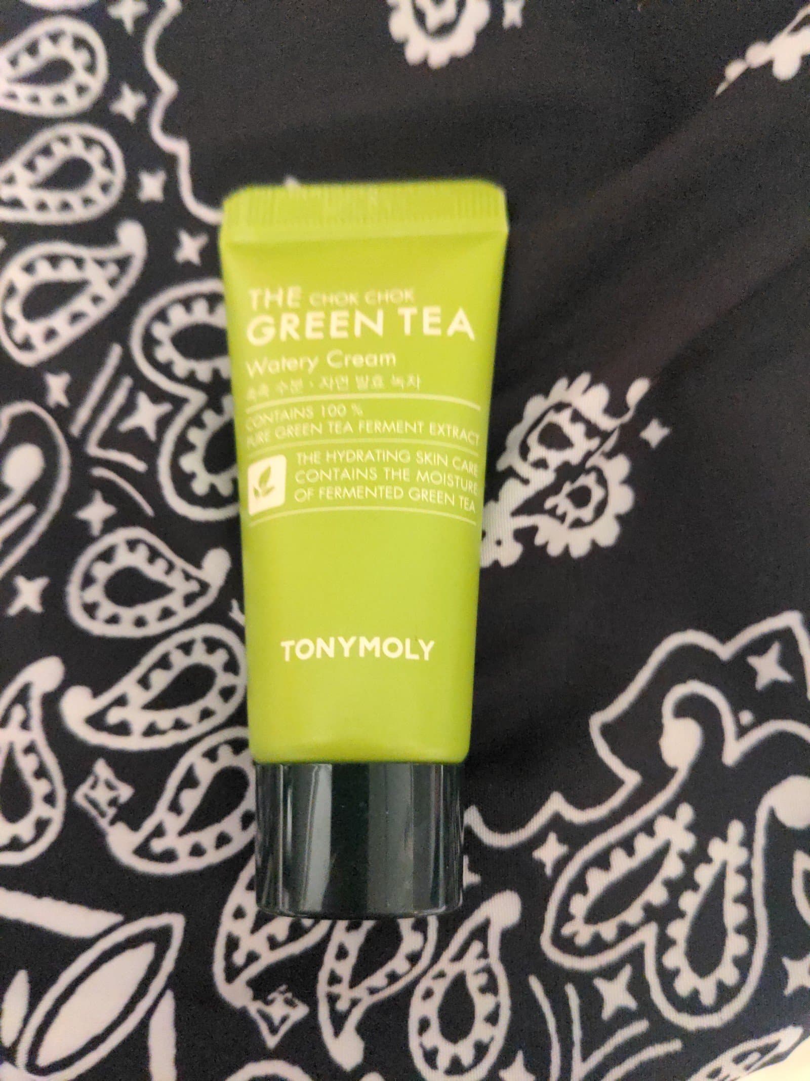 The chol choke green tea watery cream hydrating skin care - Thumbnail 3