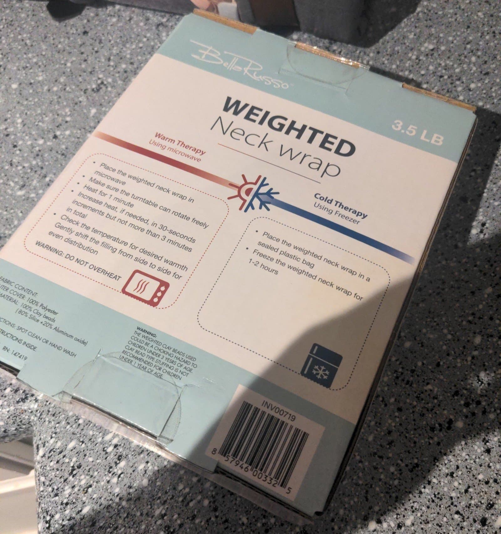 Bella Russo weighted neck wrap and weighted throw - Thumbnail 3