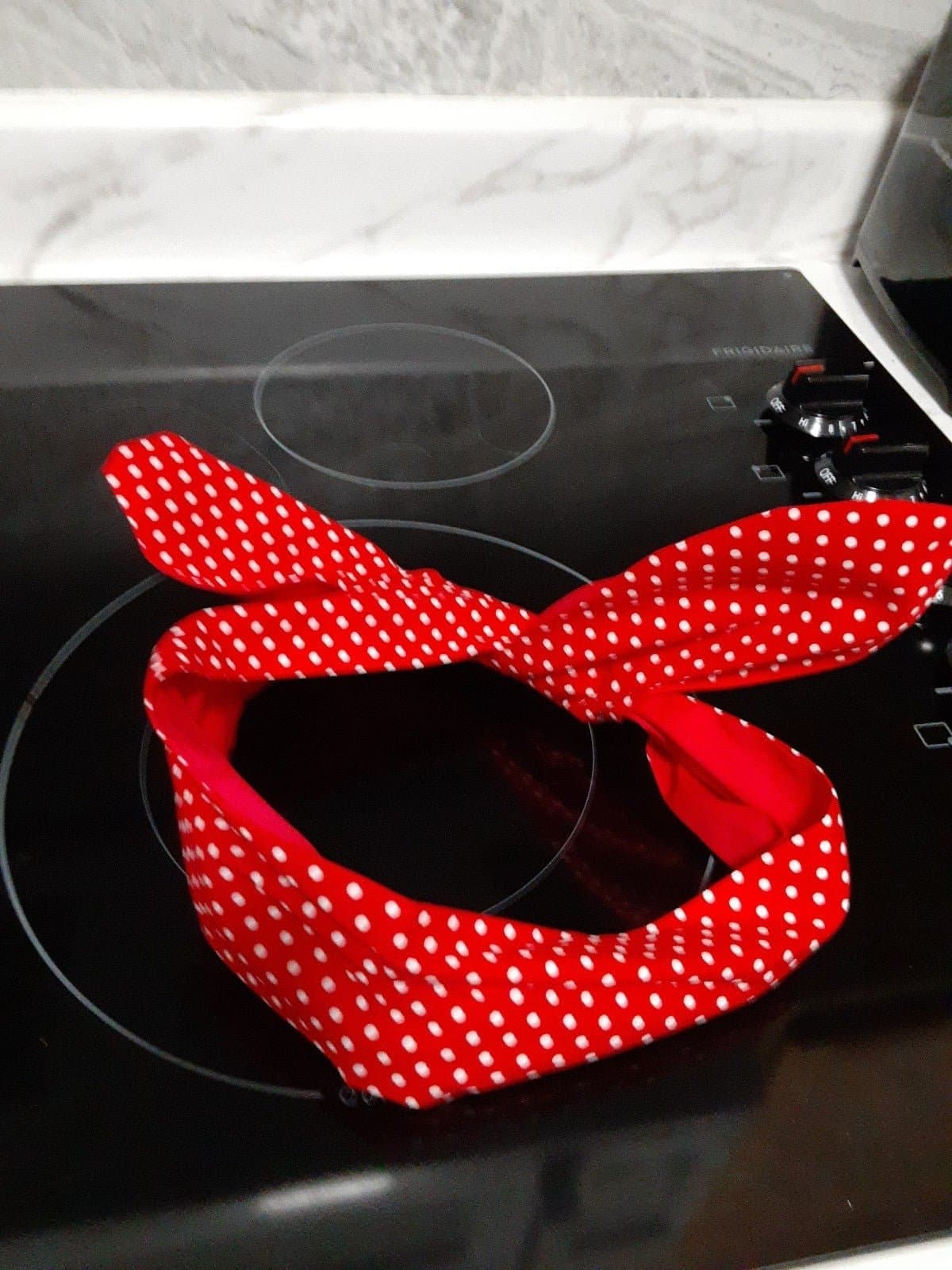 Polka Dot Headband Bandana Headband 50s Costume Hair Accessories Bow Wide