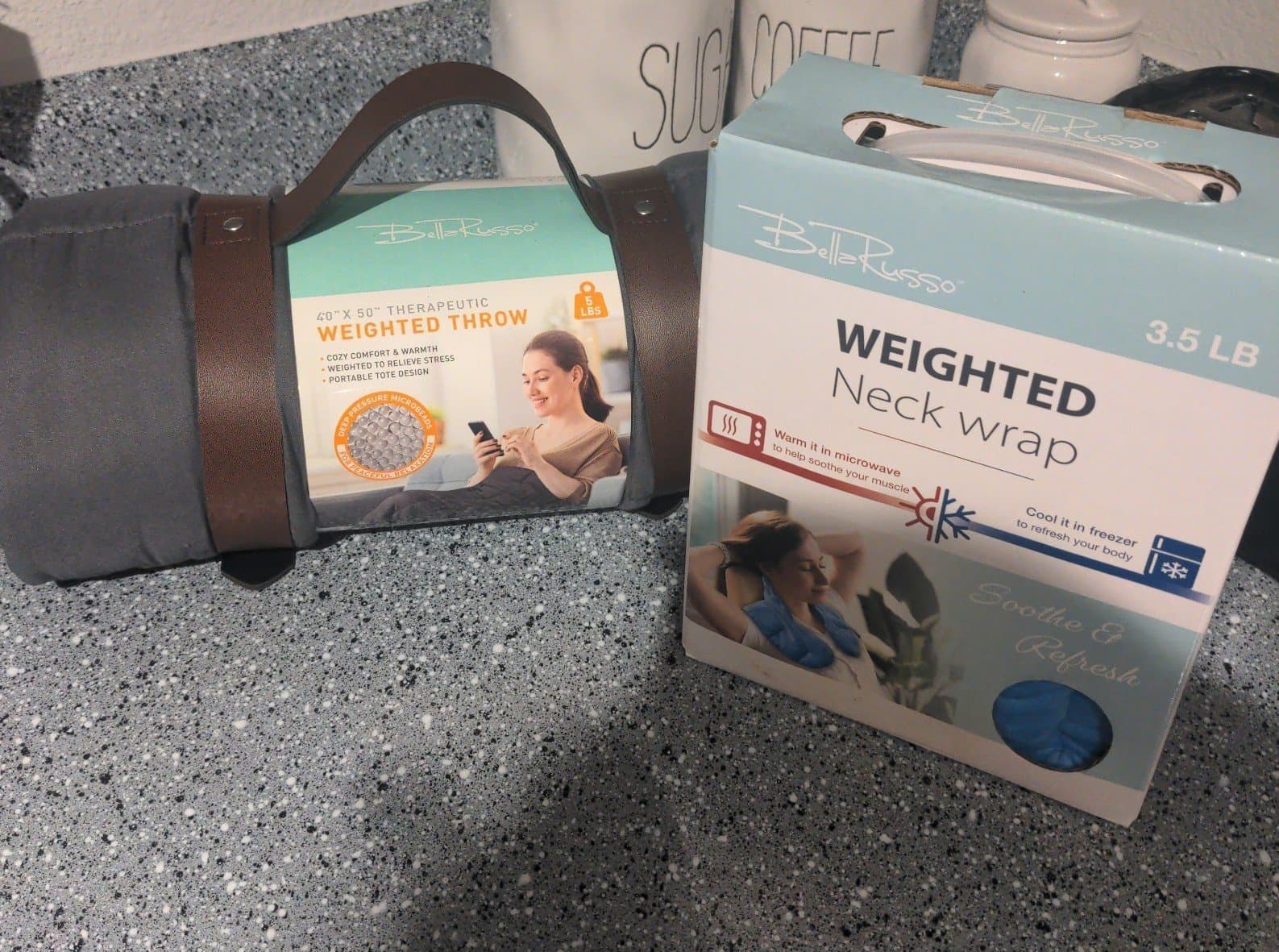 Bella Russo weighted neck wrap and weighted throw - Image 1