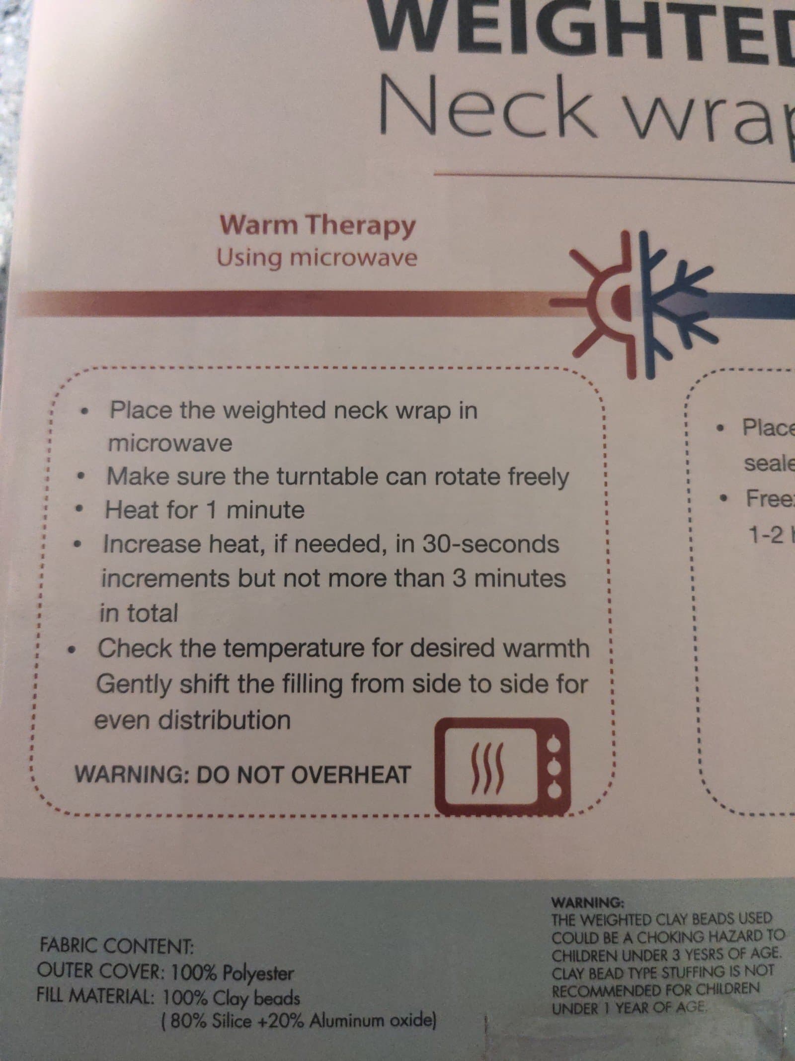 Bella Russo weighted neck wrap and weighted throw - Thumbnail 4