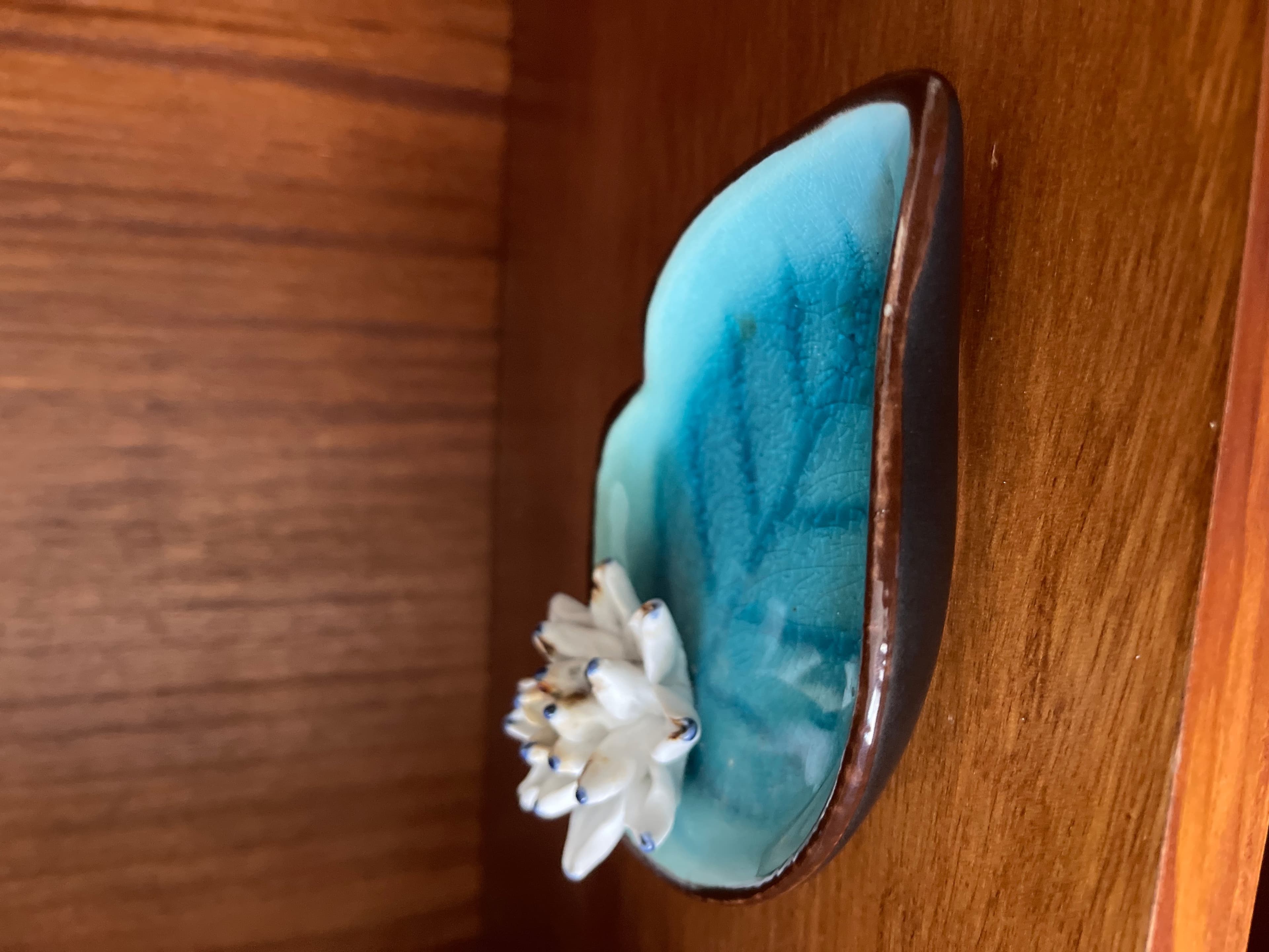 Incense Holder with Flower Design - Image 1