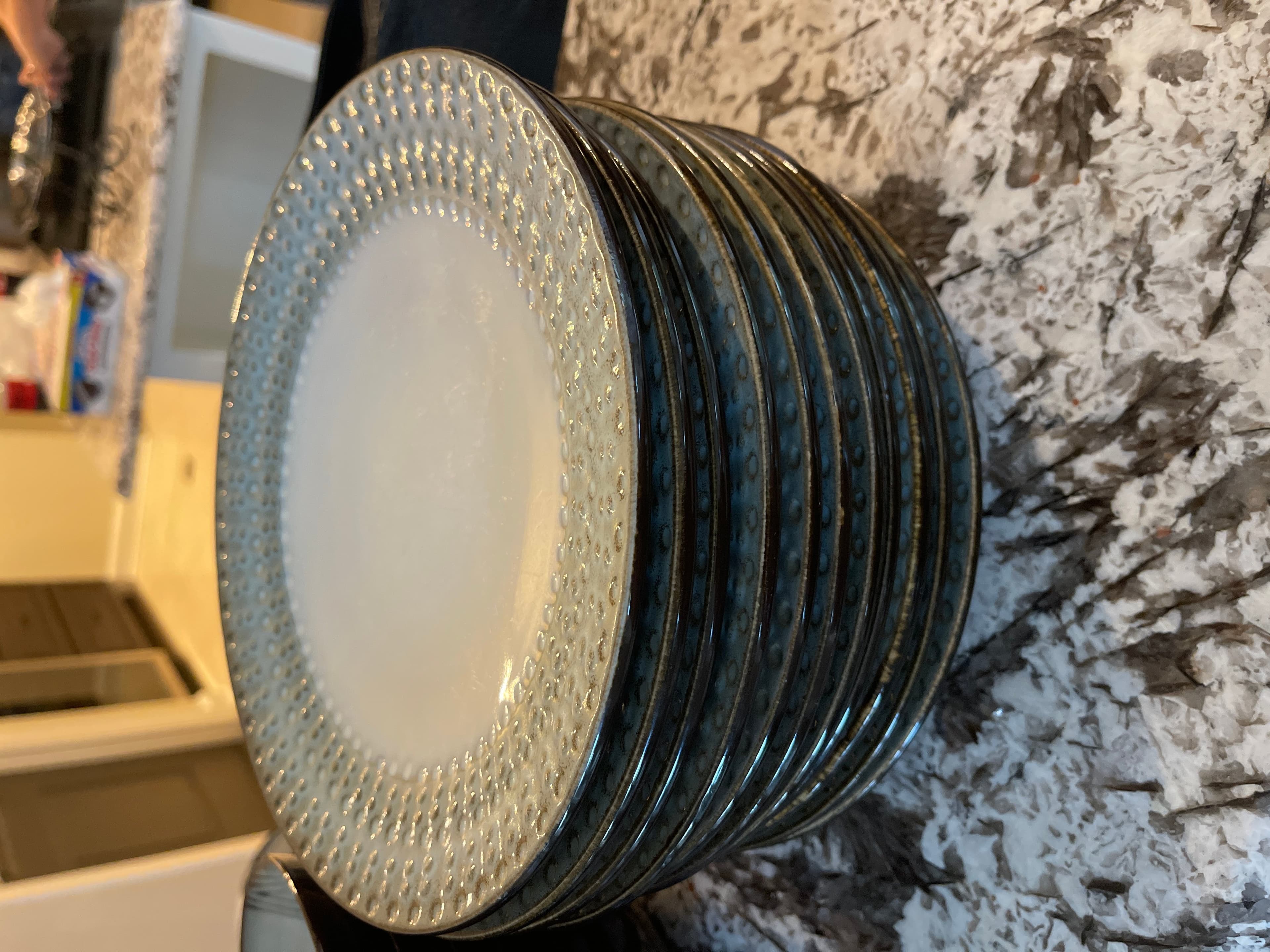 11 Pier 1 Allison Salad Plates - Image 1