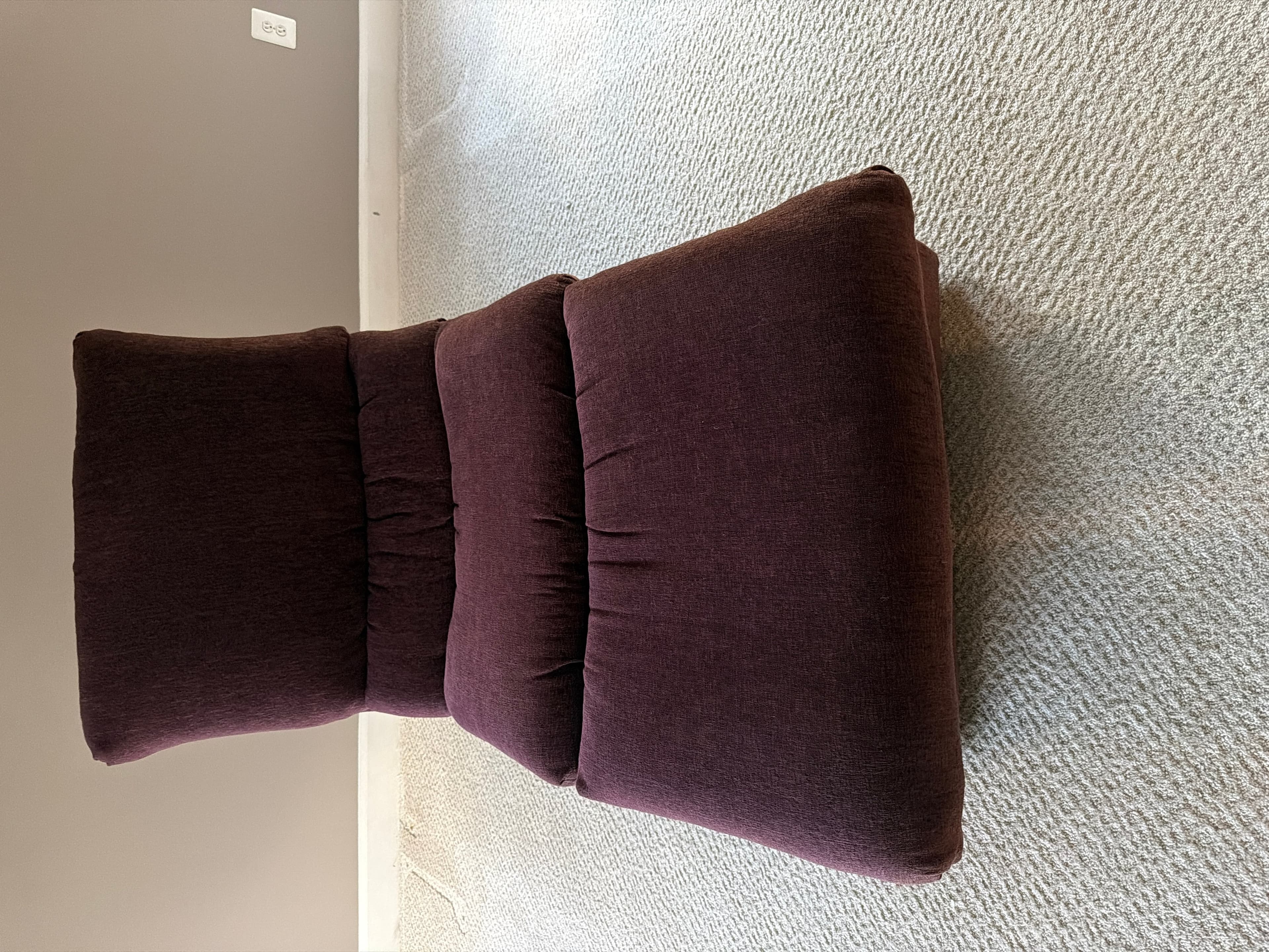 Purple Lounge Chair - Image 1