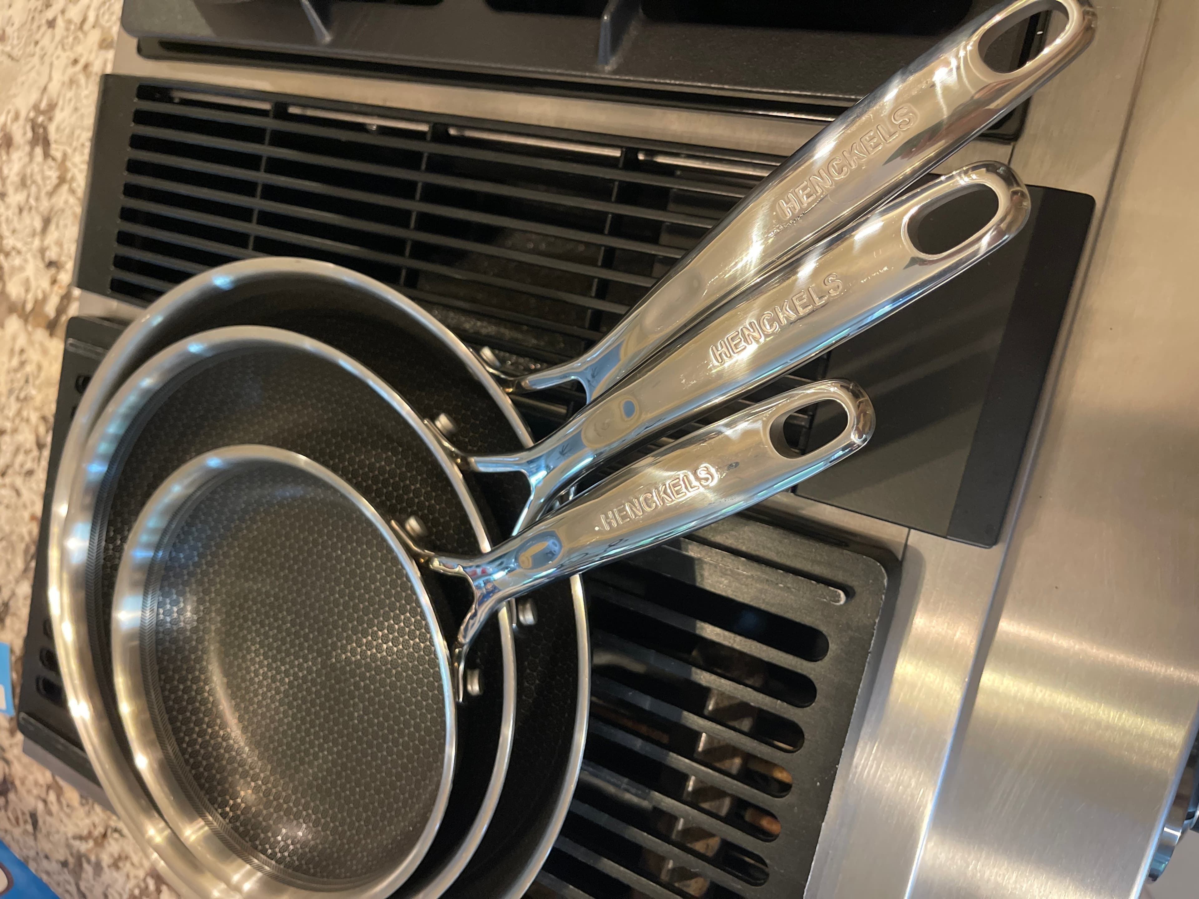 Henckels Stainless Steel Cookware Set - 3 Piece Frying Pans - Image 1