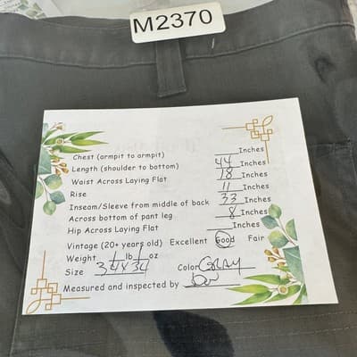 Carhartt Pants Mens 34x34 Gray Ripstop Relaxed Fit Workwear Utility Outdoor - Thumbnail 13