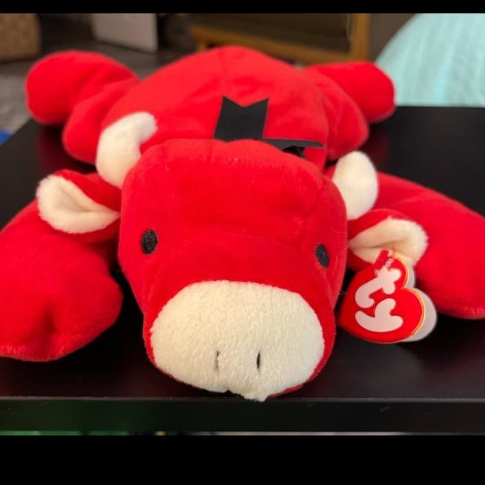 Ty Beanie Baby "Snort" the Red Bull Big & Small & Ty Pillow Pal "Red" the Bull - Thumbnail 3