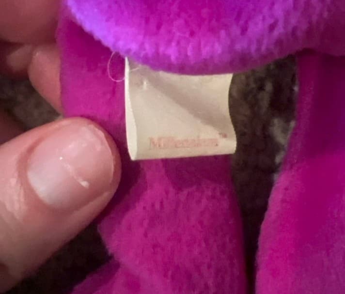 Ty Beanie Baby Millennium bear released in 1999 - Thumbnail 6