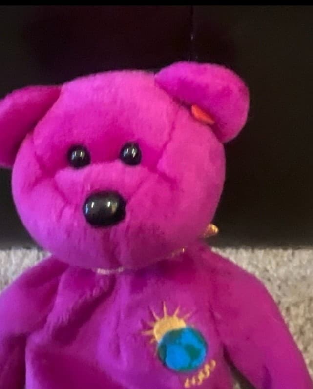 Ty Beanie Baby Millennium bear released in 1999 - Thumbnail 5